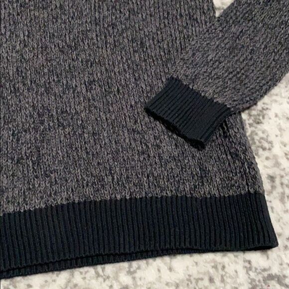 The Rail Cotton sweater grey black size M in EUC - Picture 2 of 6